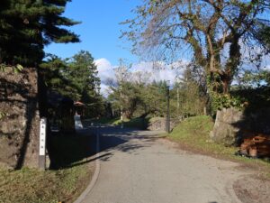 新庄城址 最上公園 表御門跡