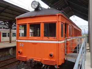 一畑電車大社線 デハニ50形 前面 出雲大社前駅にて撮影