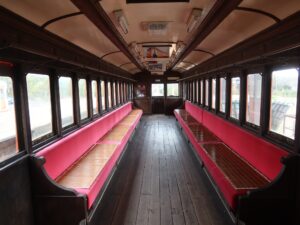 一畑電車大社線 デハニ50形 室内 出雲大社前駅にて撮影