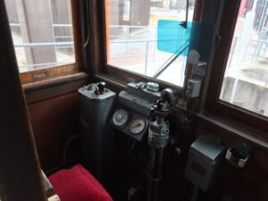 一畑電車大社線 デハニ50形 運転台 出雲大社前駅にて撮影