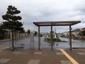 一畑電車北松江線 松江しんじ湖温泉駅 タクシー乗り場