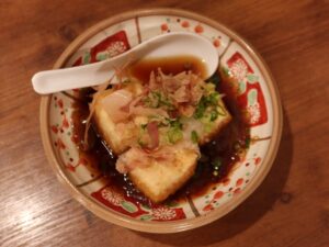 揚げ出し豆腐 大衆酒蔵 庄やにて