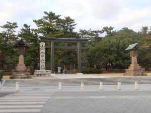 出雲大社 正門 勢溜の大鳥居