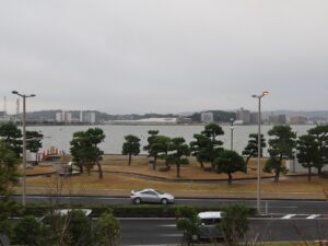 松江しんじ湖温泉 ホテル一畑 新本館2階から見える宍道湖