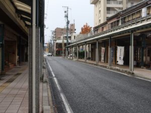 松江 天神橋通り 天神町商店街 商店街の中