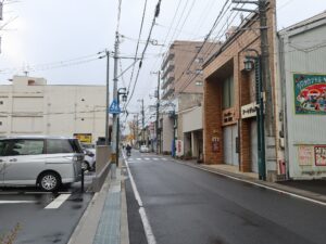 松江 天神橋通り 天神町商店街 商店街の中