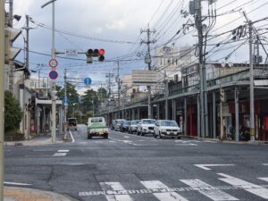 松江 朝日町交差点 新大橋商店街