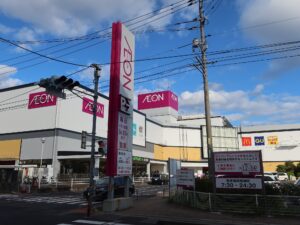 イオン松江ショッピングセンター JR松江駅から5分ぐらいのとこ理にあります