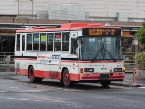 一畑バス 松江しんじ湖温泉行き JR松江駅にて撮影