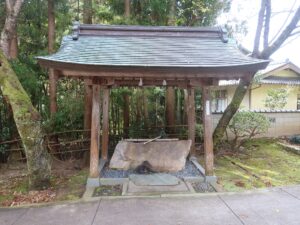 松江 城山稲荷神社 手水舎