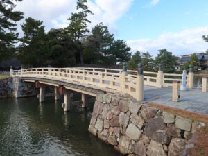 松江城 北惣門橋