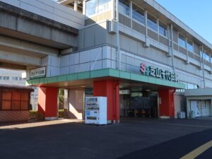 芝山鉄道 芝山千代田駅 駅舎 改札口付近を撮影