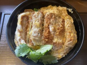 三元豚カツ丼 つくば温泉 喜楽里別邸にて