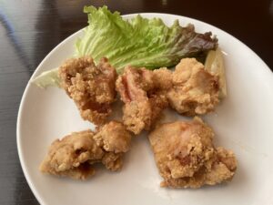 若鶏の唐揚げ 横浜天然温泉 SPA EASにて