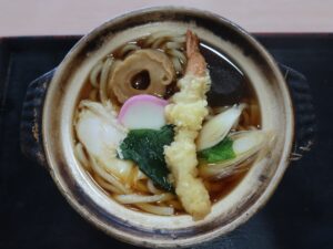 鍋焼きうどん 太平洋健康センター 勿来温泉 関の湯にて