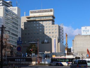茨城県水戸市 国道50号線 JR水戸駅前 京成ホテル