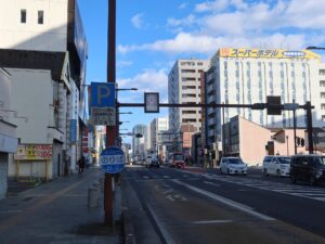 茨城県水戸市 国道50号線 大工町 タクシー乗り場
