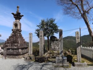 金峯山寺 二天門跡付近