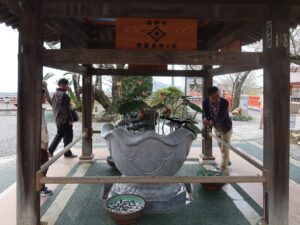 紀三井寺 手水舎
