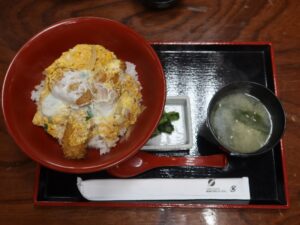 かき丼 甘味処 洗心庵にて
