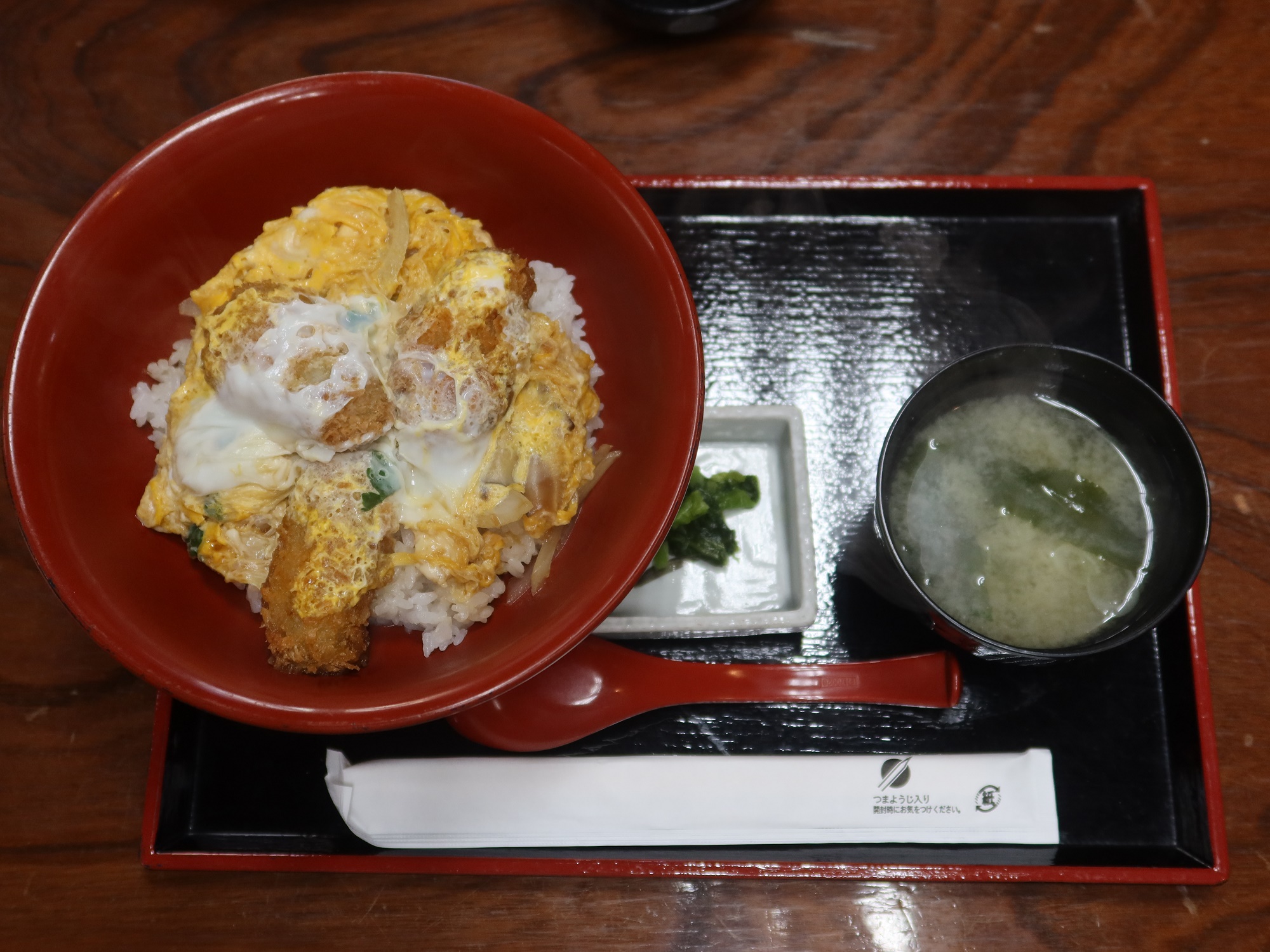 かき丼 甘味処 洗心庵にて