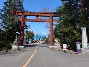 青葉山公園 宮城縣護國神社 大鳥居