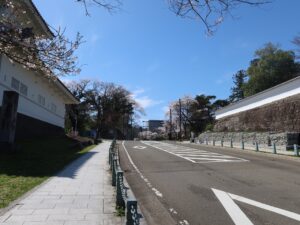 青葉山公園 仙台城跡 大手門付近