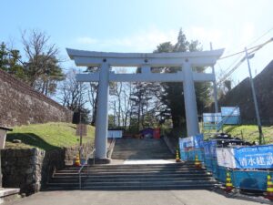 青葉山公園 宮城縣護國神社 表参道大鳥居