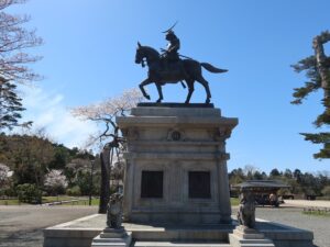 青葉山公園 仙台城跡 伊達政宗像