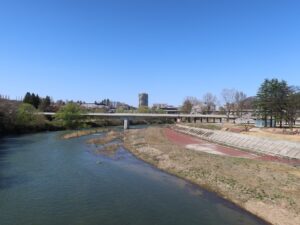 広瀬川 仙台市博物館付近から撮影