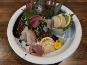本日のお刺身5種盛り アパホテル 仙台駅五橋 和食・割烹にて